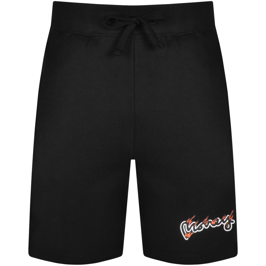 Money Flame Signature Shorts Tracksuit Black | Mainline